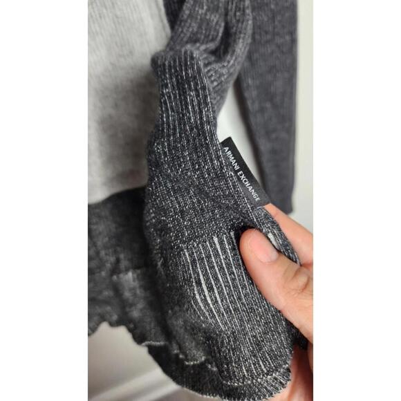 Armani Exchange Men Long Sleeve Sweatshirt Size S Academia color Block - Picture 4 of 7